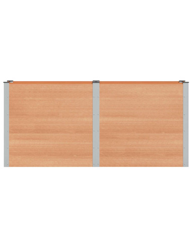 Letto rialzato da giardino Marrone 200 x 50 x 91 cm
