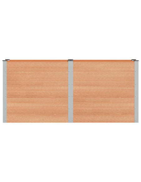 Letto rialzato da giardino Marrone 200 x 50 x 91 cm