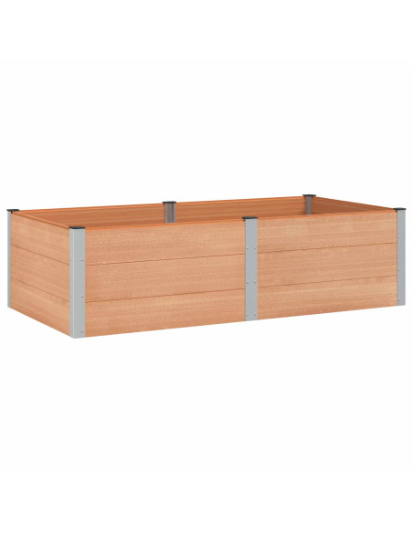 Letto rialzato da giardino Marrone 200 x 100 x 54 cm