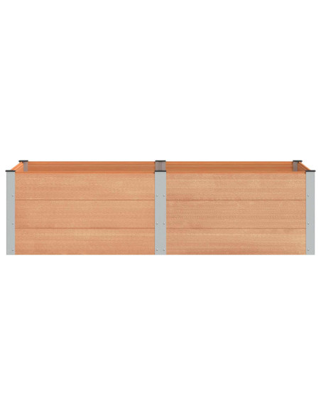 Letto rialzato da giardino Marrone 200 x 100 x 54 cm