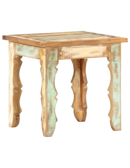 Tavolino da Salotto 40x40x40 cm in Legno Massello di Recupero