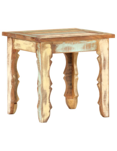 Tavolino da Salotto 40x40x40 cm in Legno Massello di Recupero