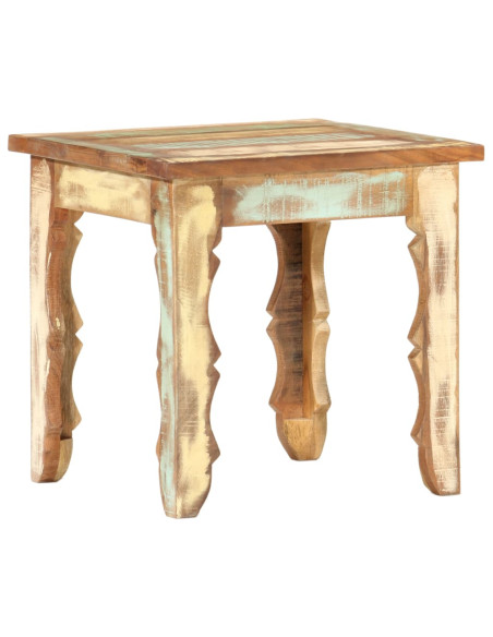 Tavolino da Salotto 40x40x40 cm in Legno Massello di Recupero