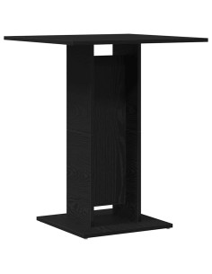 Tavolo da bistrot Rovere Nero 60x60x75 cm in Legno Multistrato 2