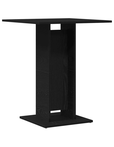Tavolo da bistrot Rovere Nero 60x60x75 cm in Legno Multistrato