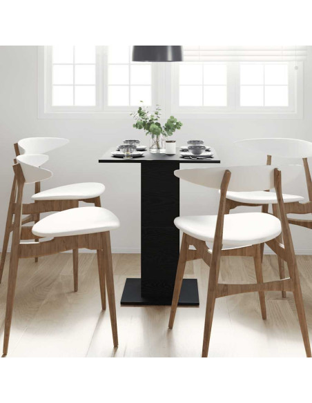 Tavolo da bistrot Rovere Nero 60x60x75 cm in Legno Multistrato