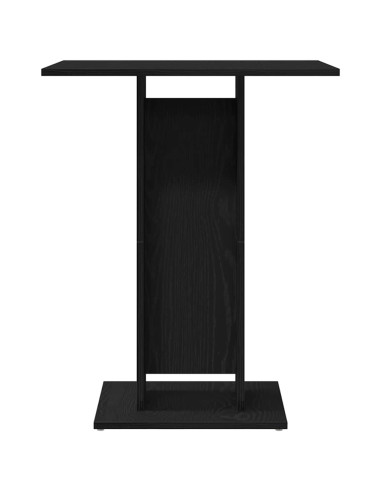 Tavolo da bistrot Rovere Nero 60x60x75 cm in Legno Multistrato