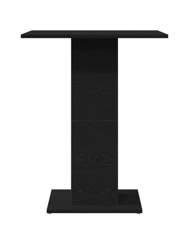 Tavolo da bistrot Rovere Nero 60x60x75 cm in Legno Multistrato