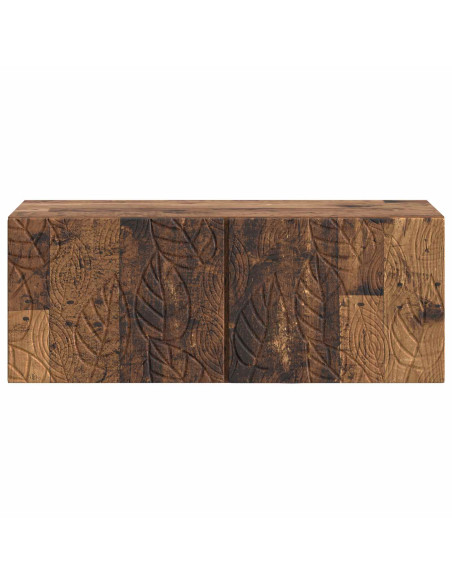 Mobile Porta TV da Muro 59,5 x 41 x 30 cm Legno antico
