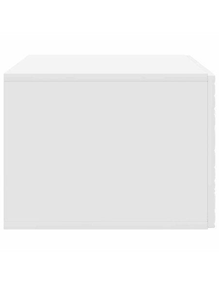 Mobile Porta TV da Muro 78,5 x 41 x 30 cm Bianco Lucido