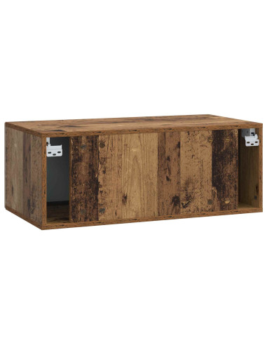 Mobile Porta TV da Muro 98 x 41 x 30 cm Legno antico