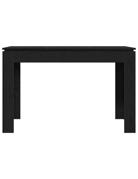 Tavolo da pranzo Rovere Nero 120x60x76 cm in Legno Multistrato