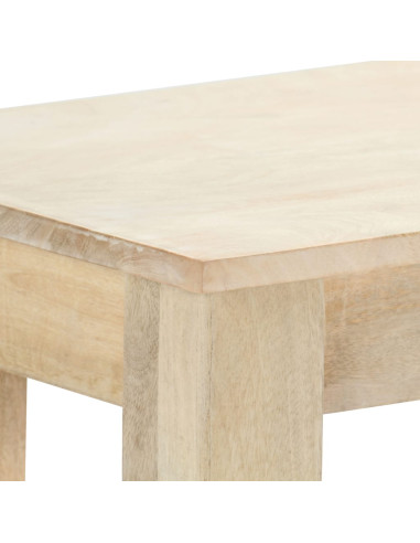Consolle 110x35x77 cm in Legno Massello di Mango