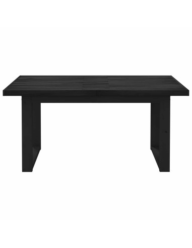 Tavolo da pranzo NOAIN 160 cm Legno Massello di Pino Nero