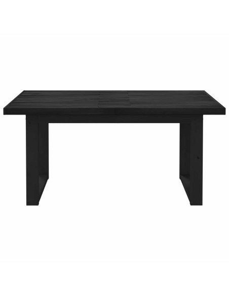 Tavolo da pranzo NOAIN 160 cm Legno Massello di Pino Nero