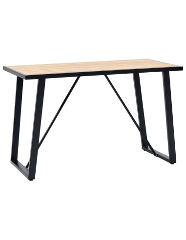 Tavolo da Pranzo Rovere 120x60x75 cm in MDF