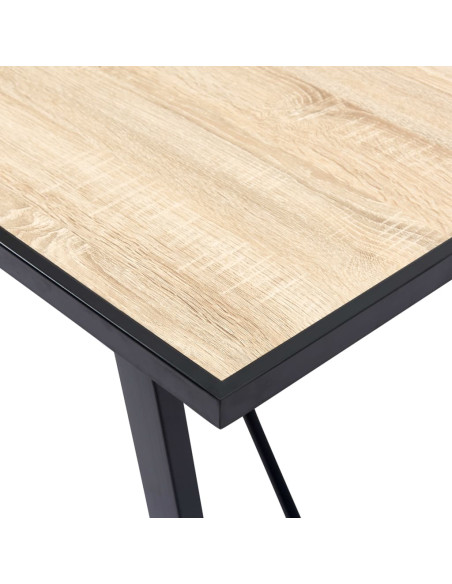 Tavolo da Pranzo Rovere 120x60x75 cm in MDF