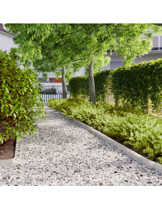 Bordure per Prato 50 pz 10x103 cm Acciaio Inossidabile
