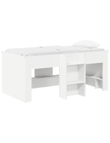 Letto Alto per Bambini 2 pcs Bianco 163 x 101,1 x 68,5 cm
