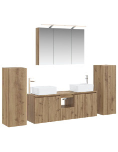 Set di mobili per il bagno 6 pcs Rovere Artigianale