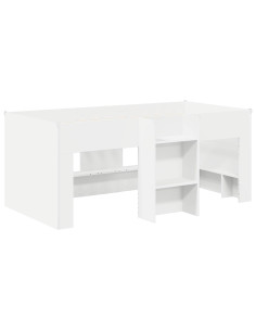 Letto Alto per Bambini 2 pcs Bianco 163 x 101,1 x 68,5 cm 2