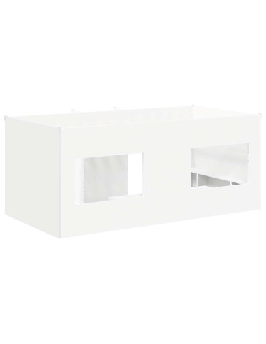 Letto Alto per Bambini 2 pcs Bianco 163 x 101,1 x 68,5 cm