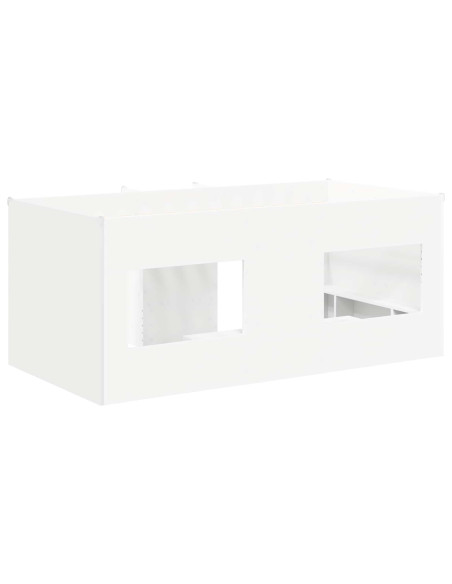 Letto Alto per Bambini 2 pcs Bianco 163 x 101,1 x 68,5 cm