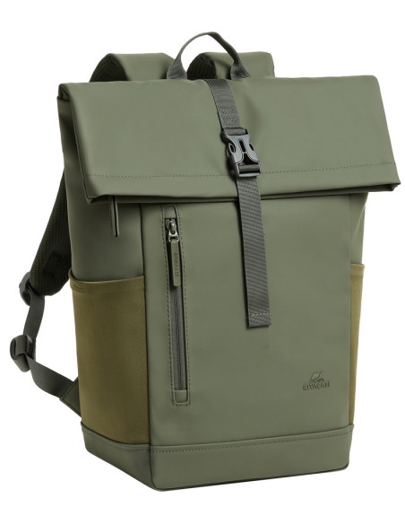 BORSA NB ZAINO 14/15,6 VERDE OLIVA ECO 17L ROLL TOP EDEN