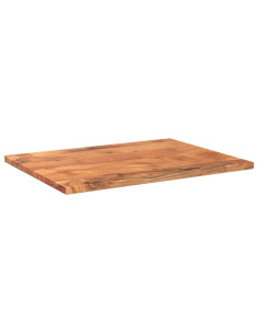 Piano Tavolo 70x50x2,5 cm Rettangolare Legno Massello Acacia