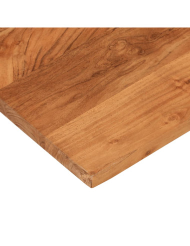 Piano per Tavolo 90x90x2,5 cm Quadrato Legno Massello di Acacia