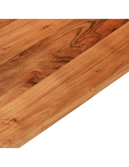 Piano per Tavolo 90x90x2,5 cm Quadrato Legno Massello di Acacia