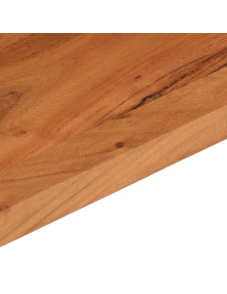 Piano Tavolo 100x80x2,5 cm Rettangolare Legno Massello Acacia