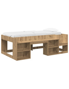 Telaio del letto con storage Rovere Artigianale 80 x 200 cm