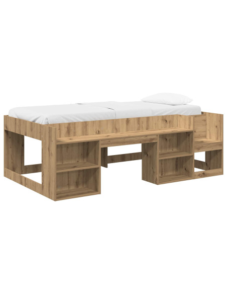 Telaio del letto con storage Rovere Artigianale 80 x 200 cm