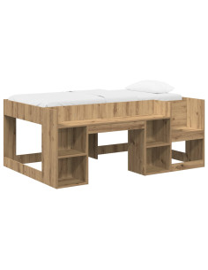 Telaio del letto con storage Rovere Artigianale 80 x 160 cm