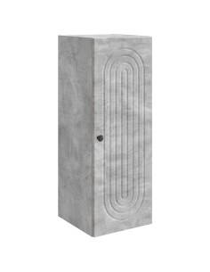 Mobiletto a muro Grigio Cemento 33 x 34,5 x 90 cm