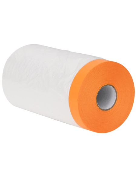 Telo per polvere con nastro adesivo 12 pcs 110 x 3300 cm HDPE