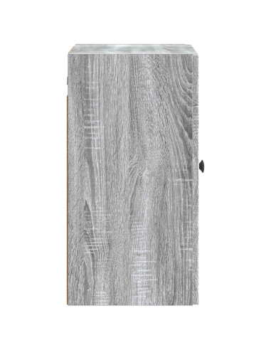 Mobiletto a muro Sonoma grigio 59 x 31 x 60 cm