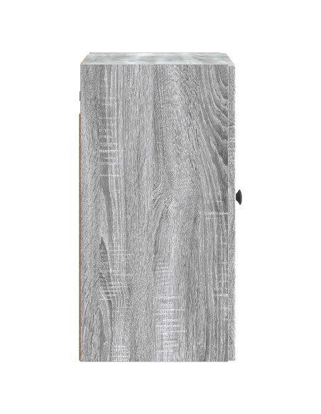 Mobiletto a muro Sonoma grigio 59 x 31 x 60 cm