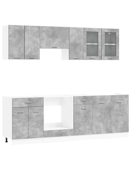 Set di mobili da cucina Lyon 8 pcs 240 x 46 x 81,5 cm