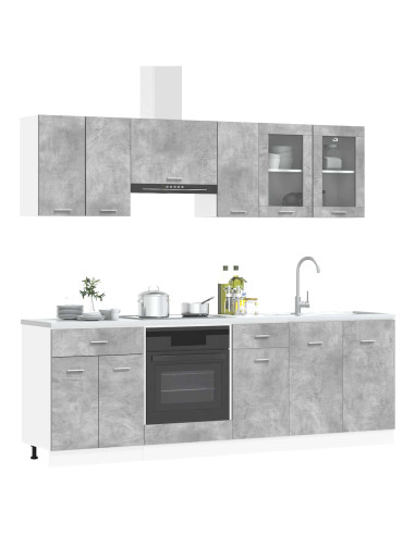 Set di mobili da cucina Lyon 8 pcs 240 x 46 x 81,5 cm
