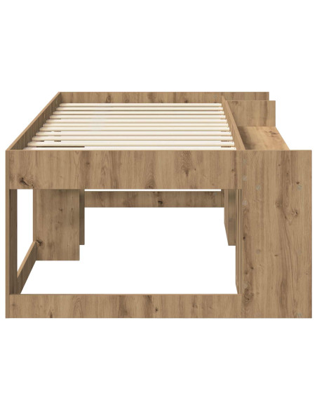 Telaio del letto con storage Rovere Artigianale 90 x 200 cm