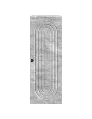 Mobiletto a muro Grigio Cemento 33 x 34,5 x 90 cm