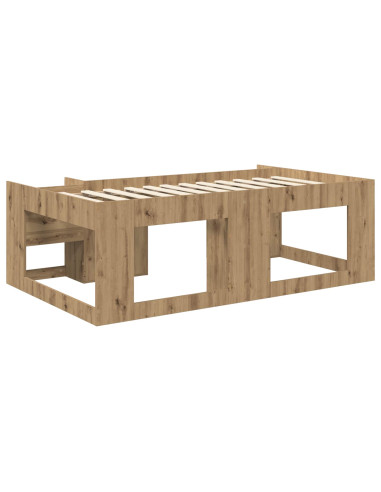 Telaio del letto con storage Rovere Artigianale 90 x 200 cm