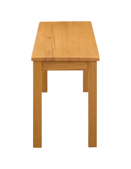 Panchina da pranzo 95 x 32 x 45 cm Legno di Quercia Massello