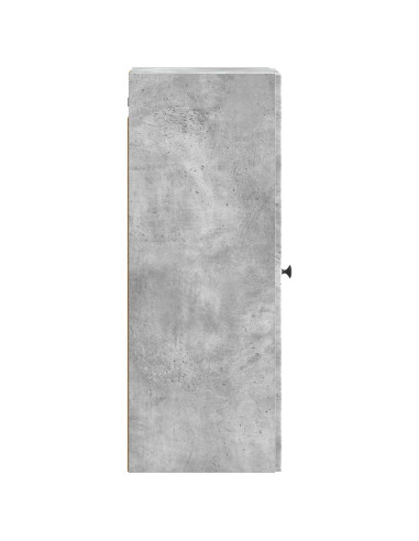 Mobiletto a muro Grigio Cemento 33 x 34,5 x 90 cm