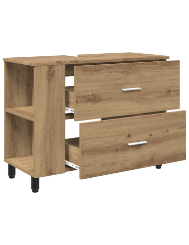 Mobiletto da bagno Rovere Artigianale 80 x 35 x 60 cm