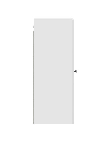 Mobiletto a muro Bianco Lucido 33 x 34,5 x 90 cm