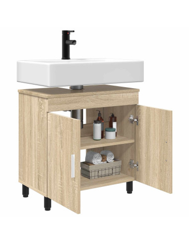 Mobiletto da bagno Rovere Sonoma 60 x 35 x 60 cm