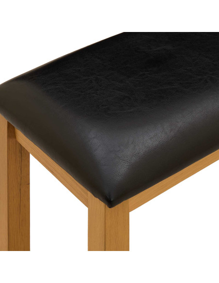 Panchina da pranzo 95 x 32 x 45 cm Legno di Quercia Massello